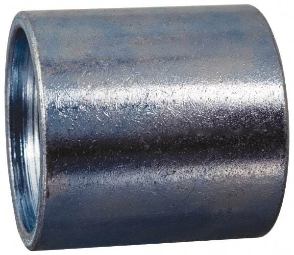 Made in USA - Class 150, 4" Galvanized Pipe Coupling - Threaded, Malleable Iron - All Tool & Supply