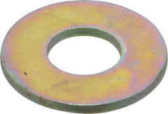 Made in USA - 9/16" Screw, Grade 8 Alloy Steel USS Flat Washer - 0.62" ID x 1.499" OD, 0.132" Thick, Zinc Yellow Dichromate Finish - All Tool & Supply