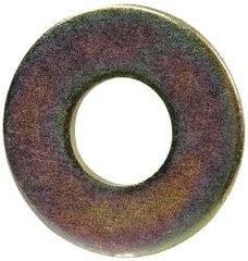 Made in USA - 3/4" Screw, Grade 8 Alloy Steel USS Flat Washer - 0.805" ID x 2.03" OD, 0.177" Thick, Zinc Yellow Dichromate Finish - All Tool & Supply