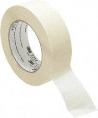 3M - 1-1/2" Wide x 60 Yd Long Tan Paper Masking Tape - Series 2214, 5.4 mil Thick, 23 In/Lb Tensile Strength - All Tool & Supply