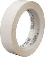 3M - 72 Yds. x 1", White Polyester Film Tape - 850 Series, 1.9 mil Thick, 28 Lb./Inch Tensile Strength - All Tool & Supply