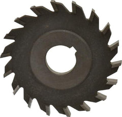 Value Collection - 16 Teeth, 4" Diam x 5/16" Width of Cut, High Speed Steel Side Milling Cutter - Straight Teeth, Uncoated - All Tool & Supply