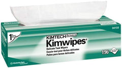 Kimtech - Dry Clean Room/Lab/Critical Task Wipes - Pop-Up, 11-3/4" x 11-3/4" Sheet Size, White - All Tool & Supply