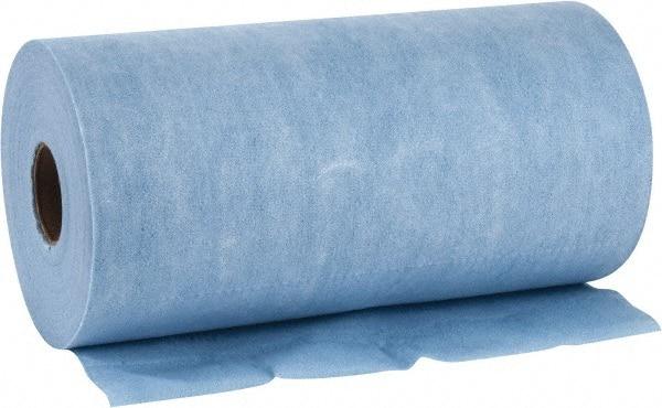 WypAll - X60 Dry Shop Towel/Industrial Wipes - Small Roll, 13-3/8" x 9-3/4" Sheet Size, Blue - All Tool & Supply