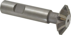 Whitney Tool Co. - 1-3/8° 1-3/8" Cut Diam, 7/16" Cut Width, 5/8" Shank, Carbide-Tipped Double-Angle Cutter - All Tool & Supply