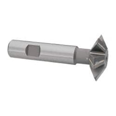 Whitney Tool Co. - 1-1/2° 1-1/2" Cut Diam, 1/2" Cut Width, 5/8" Shank, Carbide-Tipped Double-Angle Cutter - All Tool & Supply