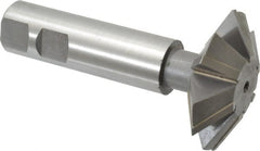 Whitney Tool Co. - 2-1/4° 2-1/4" Cut Diam, 3/4" Cut Width, 7/8" Shank, Carbide-Tipped Double-Angle Cutter - All Tool & Supply