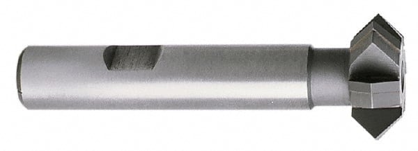 Whitney Tool Co. - 2-1/4° 2-1/4" Cut Diam, 3/4" Cut Width, 7/8" Shank, Carbide-Tipped Double-Angle Cutter - All Tool & Supply