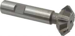 Whitney Tool Co. - 1-3/8° 1-3/8" Cut Diam, 1/2" Cut Width, 5/8" Shank, Carbide-Tipped Double-Angle Cutter - All Tool & Supply