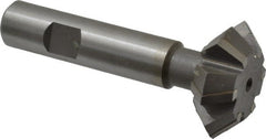 Whitney Tool Co. - 1-1/2° 1-1/2" Cut Diam, 9/16" Cut Width, 5/8" Shank, Carbide-Tipped Double-Angle Cutter - All Tool & Supply