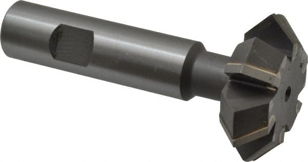 Whitney Tool Co. - 1-7/8° 1-7/8" Cut Diam, 5/8" Cut Width, 3/4" Shank, Carbide-Tipped Double-Angle Cutter - All Tool & Supply