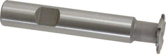 Whitney Tool Co. - 1/32" Radius, 1/16" Circle Diam, 3/4" Cutter Diam, Shank Connection, Convex Radius Cutter - 1/2" Shank Diam, 3" OAL, Carbide-Tipped, Uncoated, Profile Ground, 6 Teeth, Weldon Flat - All Tool & Supply