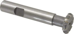 Whitney Tool Co. - 3/32" Radius, 3/16" Circle Diam, 7/8" Cutter Diam, Shank Connection, Convex Radius Cutter - 1/2" Shank Diam, 3" OAL, Carbide-Tipped, Uncoated, Profile Ground, 6 Teeth, Weldon Flat - All Tool & Supply