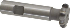 Whitney Tool Co. - 5/32" Radius, 5/16" Circle Diam, 1-5/16" Cutter Diam, Shank Connection, Convex Radius Cutter - 3/4" Shank Diam, 3-1/2" OAL, Carbide-Tipped, Uncoated, Profile Ground, 6 Teeth, Weldon Flat - All Tool & Supply