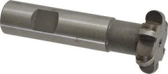 Whitney Tool Co. - 3/16" Radius, 3/8" Circle Diam, 1-3/8" Cutter Diam, Shank Connection, Convex Radius Cutter - 3/4" Shank Diam, 3-1/2" OAL, Carbide-Tipped, Uncoated, Profile Ground, 6 Teeth, Weldon Flat - All Tool & Supply