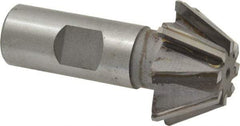 Whitney Tool Co. - 1-1/2" Diam x 5/8" Width of Cut, 60° Included Angle, Shank Connection, Carbide Tipped Single Angle Cutter - 3/4" Shank Diam, 2-3/4" Overall Length, Right Hand Cut, Uncoated - All Tool & Supply