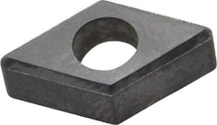 Made in USA - 1/2" Inscribed Circle, Diamond (Shape) Shim for Indexables - Carbide, 1/4" Thick, IDSN Shim Style, Negative Rake - All Tool & Supply