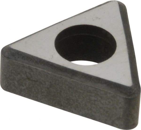 Made in USA - 3/8" Inscribed Circle, Triangle Interchangeable Head Shim for Indexables - Carbide, 3/16" Thick, ITSN Shim Style, Negative Rake - All Tool & Supply