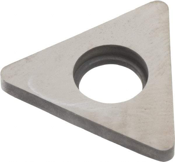 Made in USA - 5/8" Inscribed Circle, Triangle Shim for Indexables - Carbide, 1/8" Thick, STN Shim Style, Negative Rake - All Tool & Supply