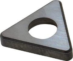 Made in USA - 3/4" Inscribed Circle, Triangle Shim for Indexables - Carbide, 3/16" Thick, TSN Shim Style, Negative Rake, Left Hand, Right Hand Cut - All Tool & Supply