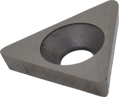 Made in USA - 1/2" Inscribed Circle, Triangle Shim for Indexables - Carbide, 1/8" Thick, SM Shim Style, Positive Rake - All Tool & Supply