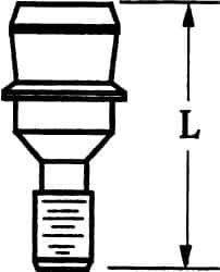 Kennametal - Lock Pin for Indexable Turning Tools - Series Kenclamp, Kenloc, Compatible with Inserts, Shims - All Tool & Supply