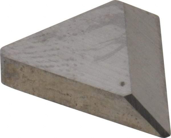 Made in USA - 3/8" Inscribed Circle, Triangle, T Chipbreaker for Indexables - Left Hand, Right Hand Cut, 0.094" Thick, 0.108" Effective Width, Carbide - All Tool & Supply