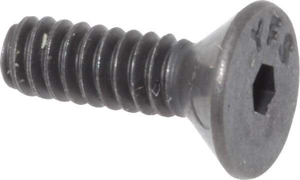 Made in USA - Cap Screw for Indexables - #4-40 Thread, Industry Std S-111, For Use with Shims - All Tool & Supply