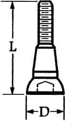 Made in USA - Torx Lock Screw for Indexables - #10-32 Thread, Industry Std VR-2, For Use with Inserts - All Tool & Supply