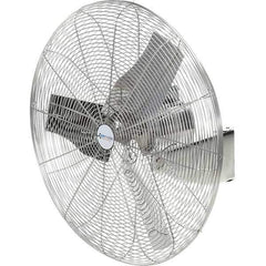 Airmaster - 30" Blade, 1/4 hp, 8,800 Max CFM, Single Phase Food Service Non-Oscillating Wall Mounting Fan - 115/230 Volts, 1 Speed - All Tool & Supply