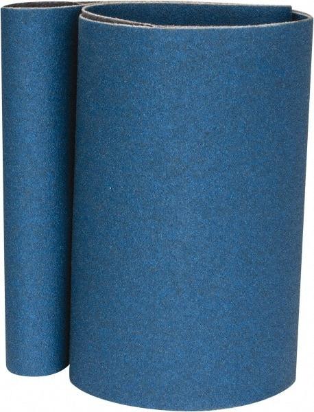 Norton - 4" Wide x 24" OAL, 120 Grit, Zirconia Alumina Abrasive Belt - Zirconia Alumina, Fine, Coated, Y Weighted Cloth Backing, Series 3X - All Tool & Supply