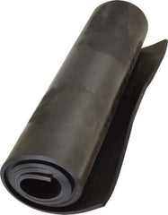 Made in USA - 12" Long, 36" Wide, 3/16" Thick, Neoprene Rubber Foam Sheet - 65 to 75 Durometer, Black, -40 to 220°F, 1,500 psi Tensile Strength, Cut-to-Length - All Tool & Supply