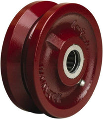 Hamilton - 4 Inch Diameter x 1-1/2 Inch Wide, Cast Iron Caster Wheel - 600 Lb. Capacity, 1-3/4 Inch Hub Length, 5/8 Inch Axle Diameter, Straight Roller Bearing - All Tool & Supply