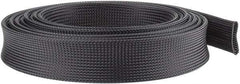 Techflex - Black Braided Expandable Cable Sleeve - 10' Coil Length, -103 to 257°F - All Tool & Supply