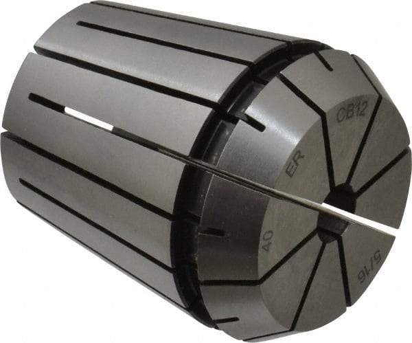 Kennametal - 5/16" ER40 Collet - 0.0152mm TIR, 46mm OAL, 41mm Overall Diam - Exact Industrial Supply