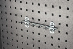 Triton - 1-13/32" Long Multi-Prong Tool/Wrench Holder Pegboard Hook - 1-1/2" Projection, Steel - All Tool & Supply