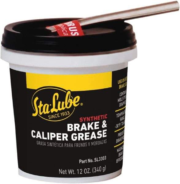 CRC - 12 oz Tub Synthetic High Temperature Grease - Black, High Temperature, 450°F Max Temp, NLGIG 2, - All Tool & Supply