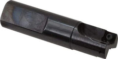 Cutting Tool Technologies - 3/4" Cut Diam, 0.28" Max Depth of Cut, 3/4" Shank Diam, 3.03" OAL, Indexable Square Shoulder End Mill - SPEH 2.522 Inserts, Weldon Shank, 90° Lead Angle - All Tool & Supply