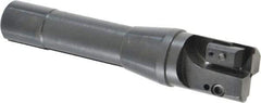 APT - 1-1/4" Cut Diam, 0.65" Max Depth of Cut, 5-7/8" OAL, Indexable Square Shoulder End Mill - TPC 32..., TPG 32., TPU 32. Inserts, R8 90° Lead Angle, Series Tri-Dex - All Tool & Supply