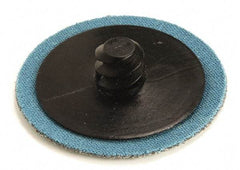 Superior Abrasives - 3" Disc Diam, 120 Grit, Zirconia Alumina Quick Change Disc - Type R Attaching System, Coated, Fine Grade - All Tool & Supply