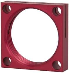 De-Sta-Co - 1-3/4 - 12 Thread, 0.2795" Mounting Hole, Aluminum Clamp Mounting Block - 1/2" Thick x 2" Long x 2" Wide - All Tool & Supply