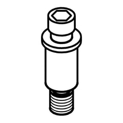 Kennametal - 5/64 Inch Hex Socket, Lock Pin for Indexable Tools - All Tool & Supply