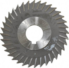 Value Collection - 4" Blade Diam x 3/32" Blade Thickness, 1" Hole, 36 Teeth, High Speed Steel Side Chip Saw - Straight Tooth, Arbor Connection, Uncoated - All Tool & Supply