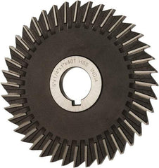 Value Collection - 5" Blade Diam x 1/4" Blade Thickness, 1" Hole, 40 Teeth, High Speed Steel Side Chip Saw - Straight Tooth, Arbor Connection, Uncoated - All Tool & Supply