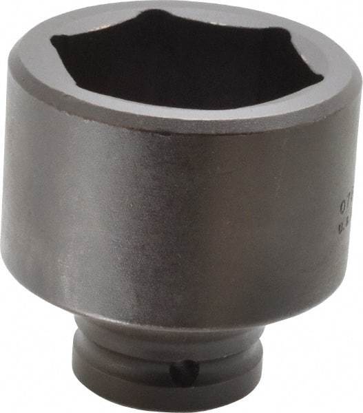 Proto - 3/4" Drive 2-1/8" Standard Impact Socket - 6 Points, 3-3/32" OAL - All Tool & Supply