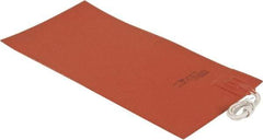 Value Collection - 12" Long x 6" Wide, Rectangular, Silicon Rubber, Standard Heat Blanket - 120 Volt, Plain Back, Use with Metal Containers - All Tool & Supply