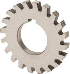 Value Collection - 11/16" Radius, 1-3/8" Circle Diam, 4-1/4" Cutter Diam, 1-3/8" Cutting Width, Arbor Connection, Concave Radius Cutter - High Speed Steel, Oxide Finish, Form Relieved, 10 Teeth - All Tool & Supply