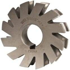 Value Collection - 7/32" Radius, 7/16" Circle Diam, 3" Cutter Diam, 7/16" Cutting Width, Arbor Connection, Concave Radius Cutter - High Speed Steel, Oxide Finish, Form Relieved, 10 Teeth - All Tool & Supply