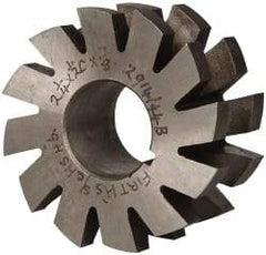 Value Collection - 1/4" Radius, 1/2" Circle Diam, 2-1/4" Cutter Diam, 1/2" Cutting Width, Arbor Connection, Concave Radius Cutter - High Speed Steel, Oxide Finish, Form Relieved, 10 Teeth - All Tool & Supply