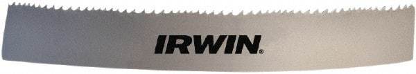 Irwin Blades - 8 to 12 TPI, 8' 5" Long x 3/4" Wide x 0.035" Thick, Welded Band Saw Blade - Bi-Metal, Toothed Edge - All Tool & Supply